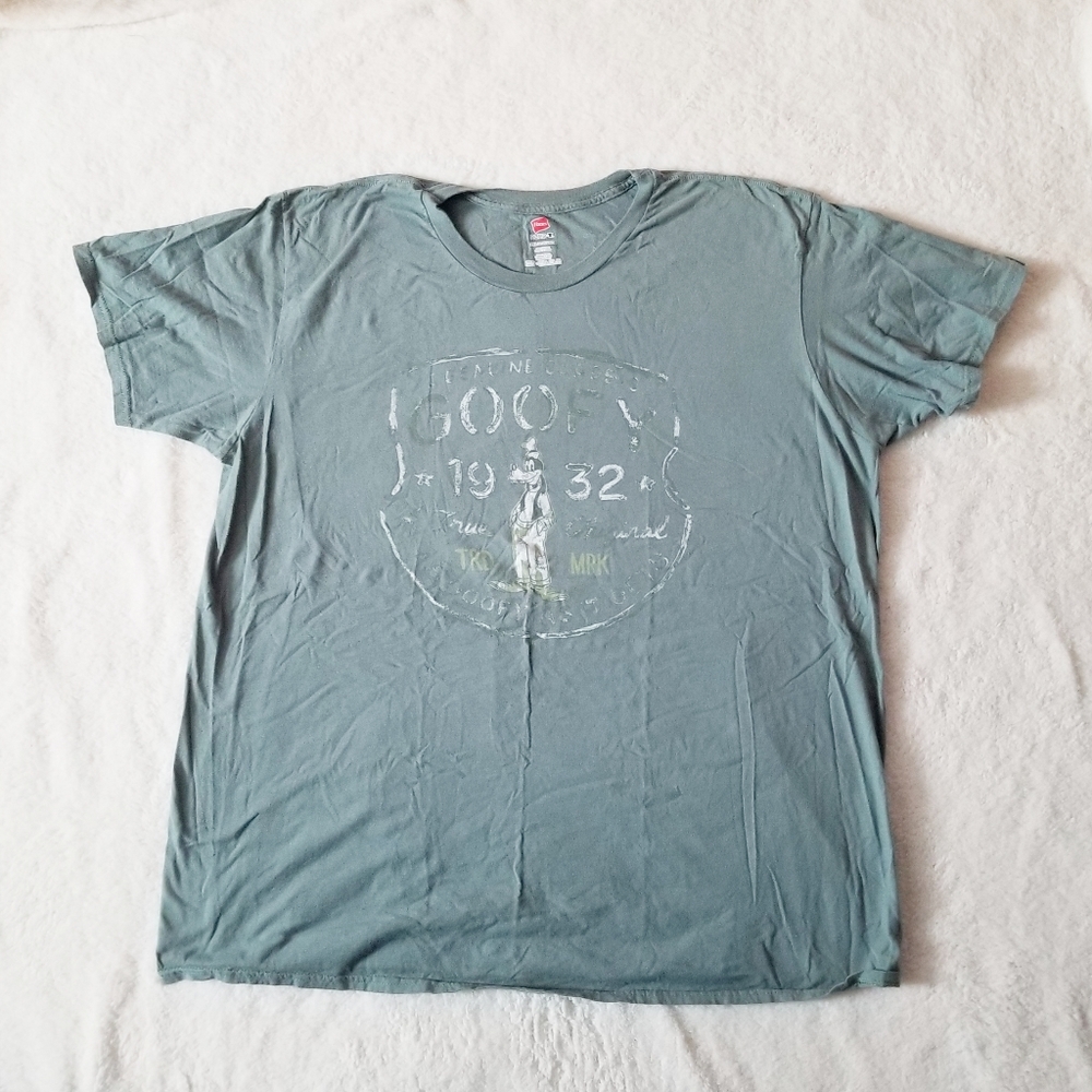 Disney Goofy Distressed Tee Shirt 2X